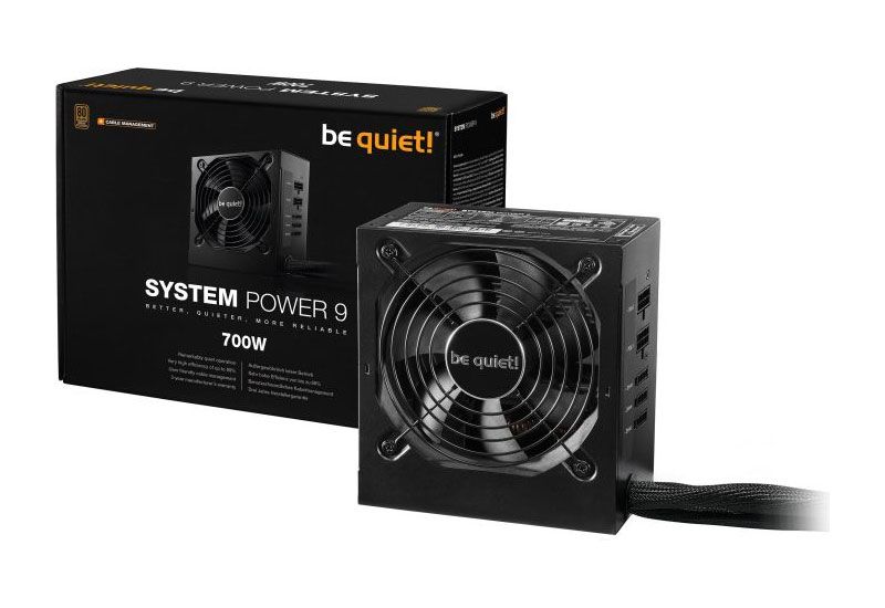 Be Quiet System Power 9 CM, 700 Watt, 80+, ATX 2.51 mit Kabelmanagement