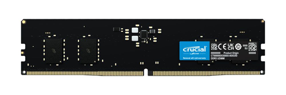 32GB DDR5-4800 Crucial CT32G48C40U5 1x 32GB, CL40-39-39, on-die ECC