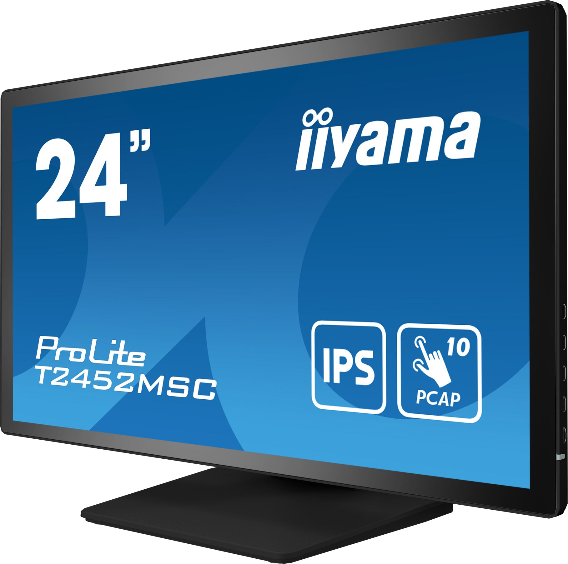 60,5cm 23,8" Iiyama ProLite T2452MSC-B1, HDMI, DP, kapazitativ Multi Touch