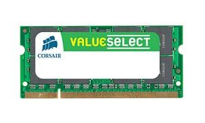 SO-DIMM 2 GB DDR3, Corsair Value RAM CM3X2GSD1066 1066 MHz, PC3-8500, 204 PIN für Notebooks