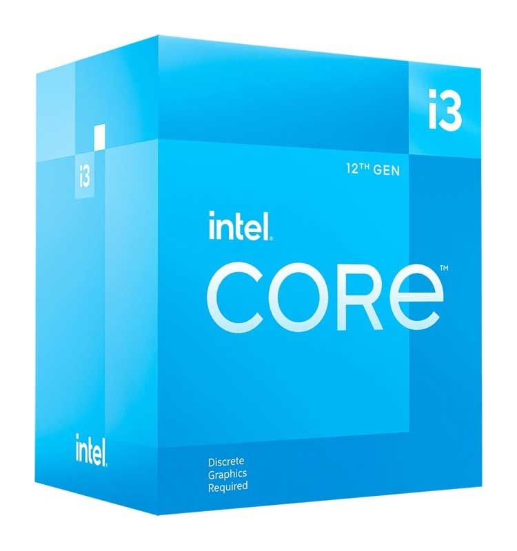 Intel Core i3-12100F, 4C/8T, 3.30-4.30GHz, boxed 12 MB L3 Cache, 10nm, 58-89W