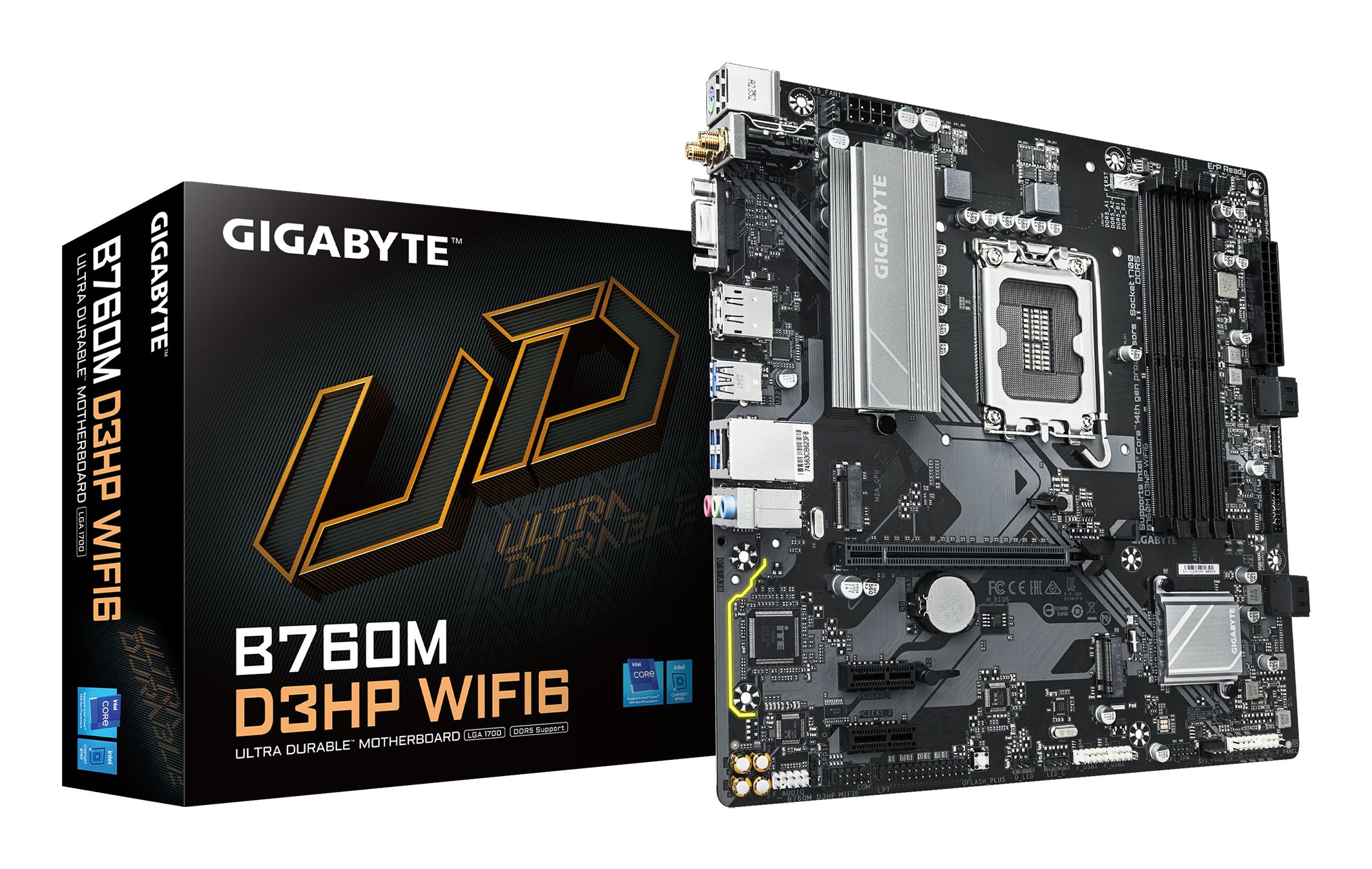 GIGABYTE B760M D3HP WIFI6, DDR5, Intel B760, µATX
