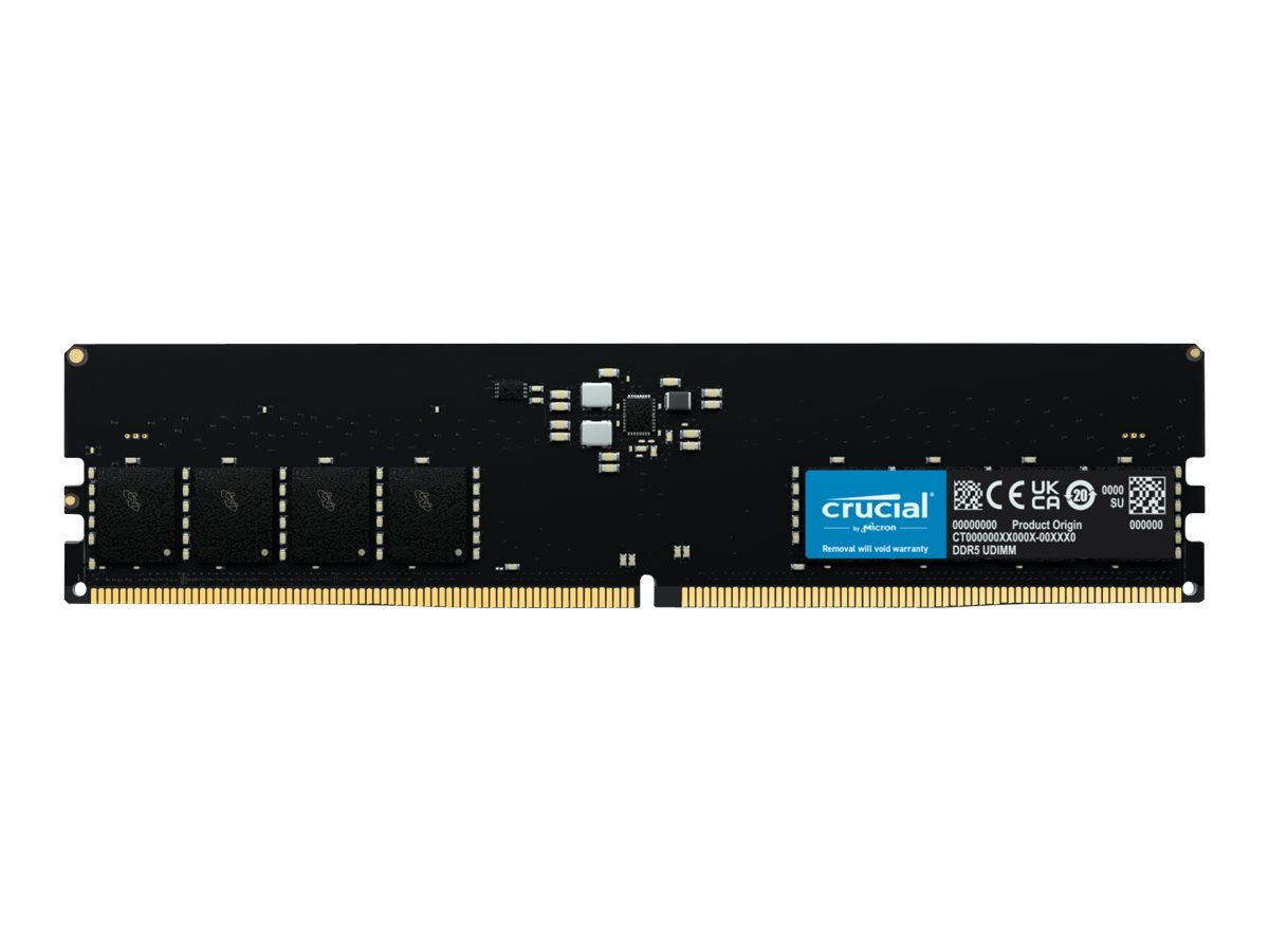 16GB DDR5-5600 Crucial 1 x 16GB, CL46-45-45, on-die ECC