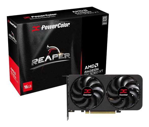PowerColor Reaper Radeon RX 9060 XT, 16GB GDDR6, HDMI, 2x DP