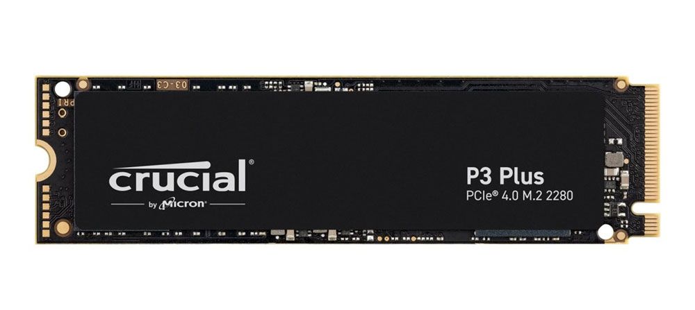 Crucial P3 Plus SSD 1TB, M.2 (CT1000P3PSSD8) M.2/M-Key (PCIe 4.0 x4), M.2 2280