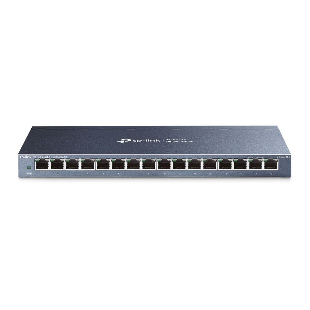TP-Link 16-Port-Gigabit-Desktop-Switch, TL-SG116 16 x 10/100/1000 MBit