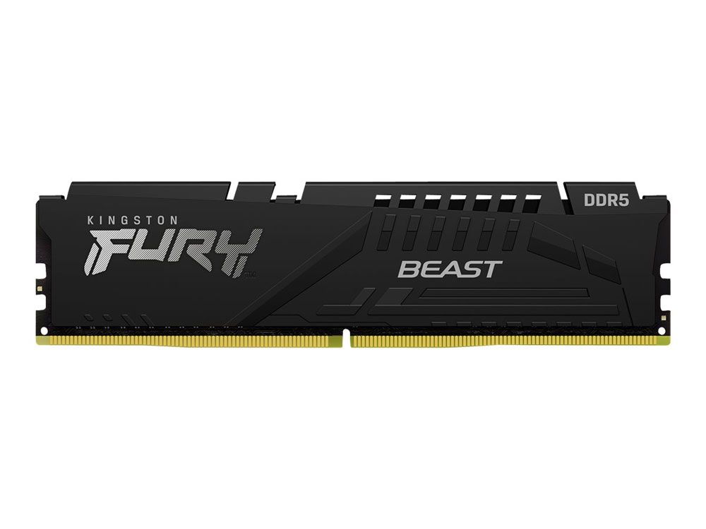 16GB DDR5-5200 Kingston FURY Beast 1 x 16GB, CL40-40-40, on-die ECC