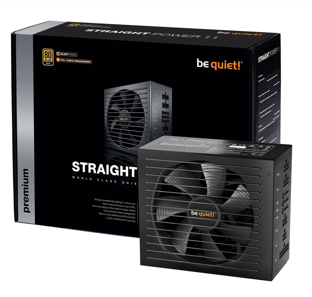 Be Quiet! Straight Power 11 1000W ATX 2.4, vollmodular 80PLUS® Gold