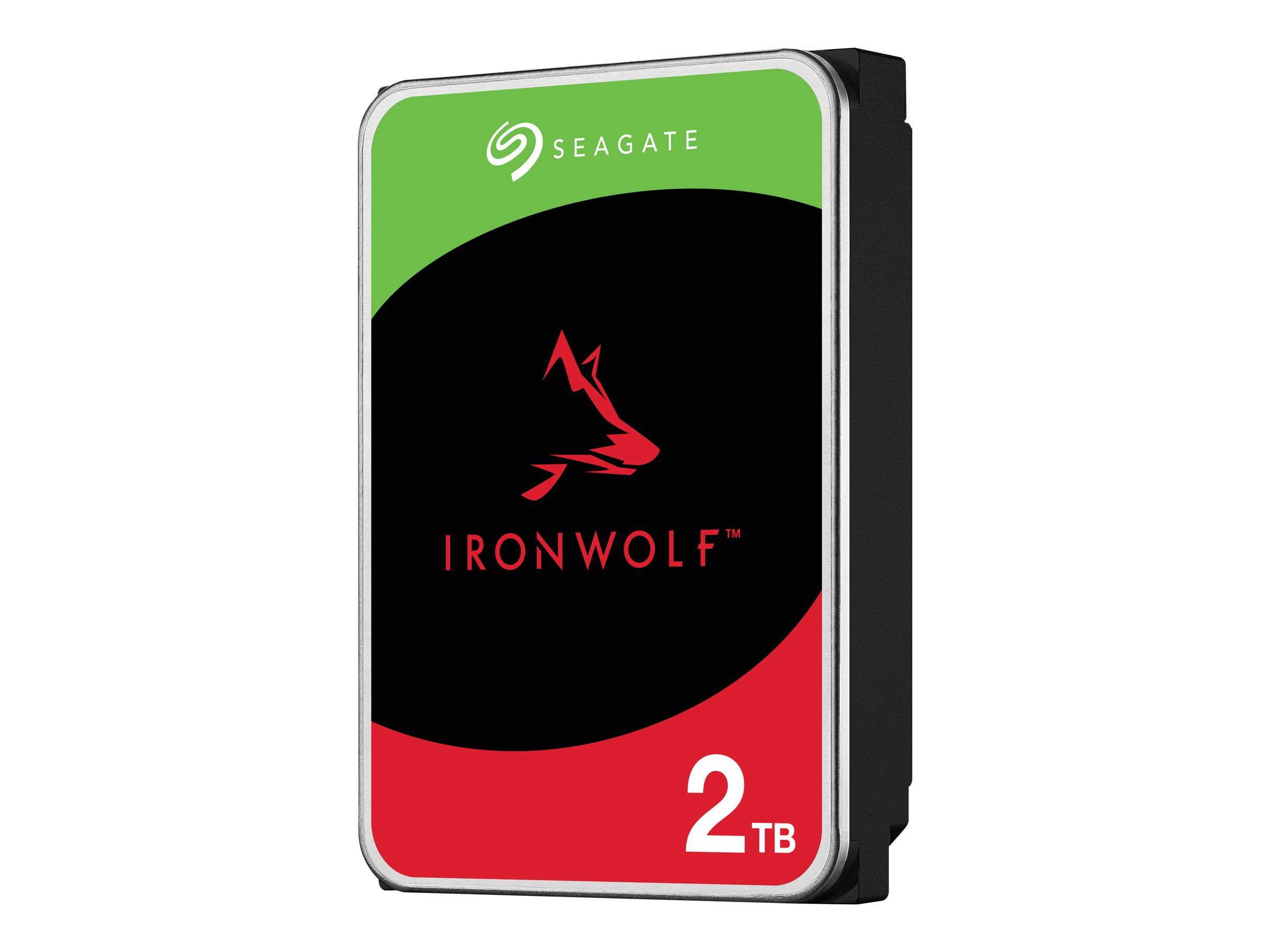 Seagate IronWolf ST2000VN003, 2TB, NAS +Rescue 5400 U/min, 256 MB Cache, S-ATA3, CMR, 24/7