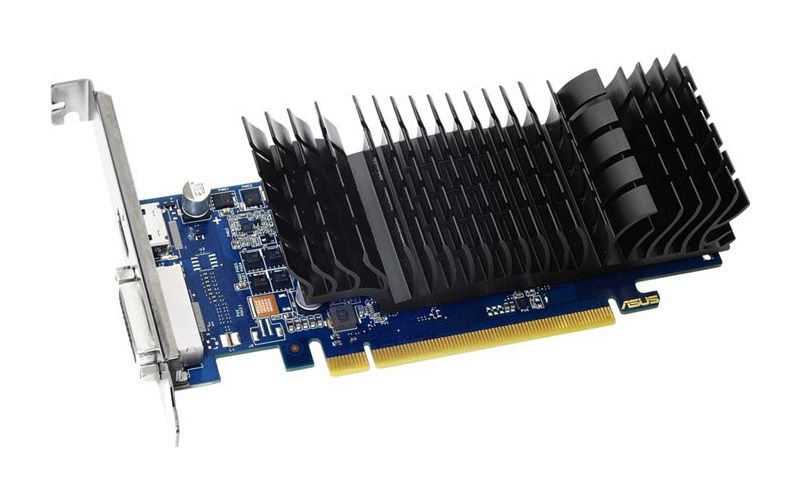 ASUS GeForce GT 1030, GT1030-SL-2G-BRK, 2GB GDDR5, DVI, HDMI, low profile, passiv gekühlt (90YV0AT0-M0NA00)