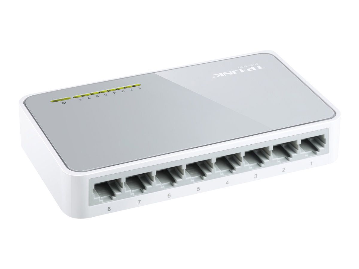 TP-Link Dualspeed-Switch TL-SF1008D, 8 Port 8 x 10/100 MBit