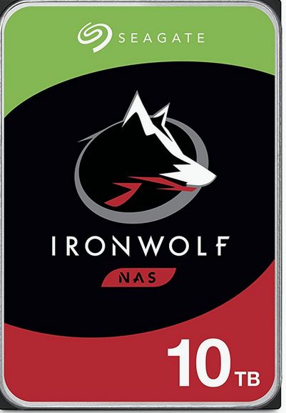 Seagate IronWolf ST10000VN000, 10TB, NAS +Rescue 7200 U/min, 256 MB Cache, S-ATA3, 24/7, CMR