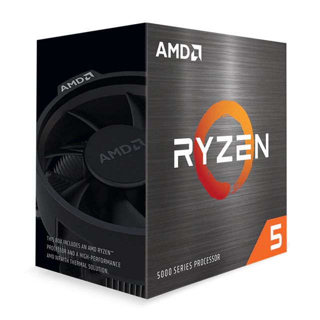 AMD Ryzen 5 5500, 6C/12T, 3.60-4.20GHz, boxed mit CPU-Kühler AMD Wraith Stealth