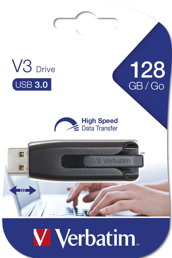 Verbatim USB-Stick Store 'N' Go V3, 128 GB, USB 3.0