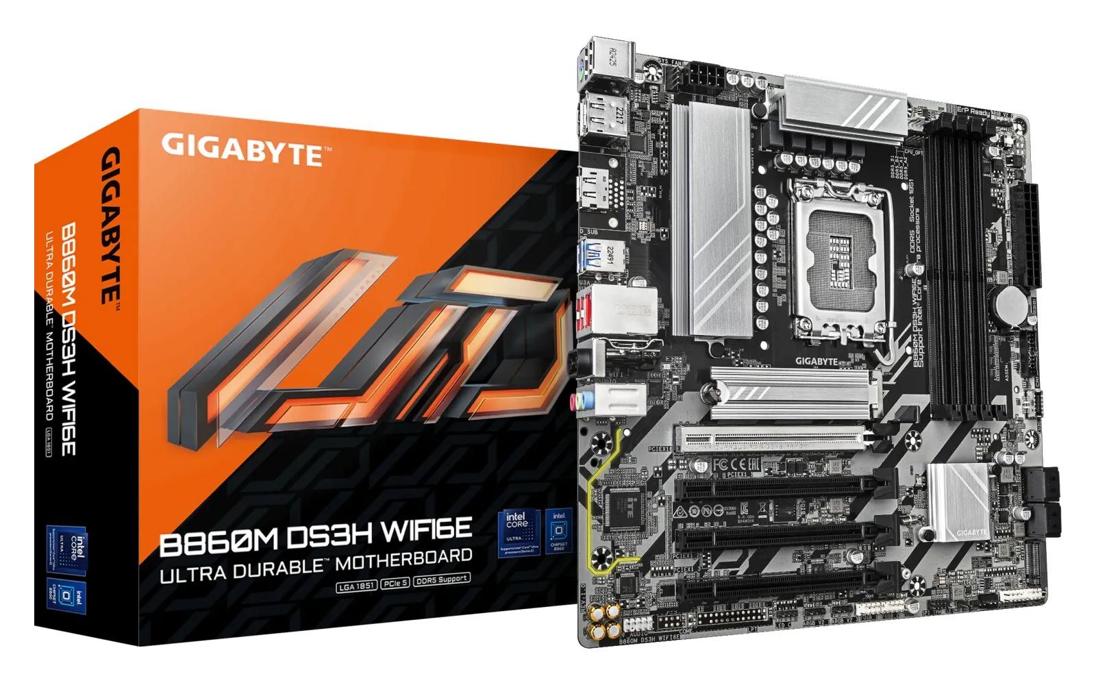 GIGABYTE B860M DS3H WIFI6E, Intel B860, µATX