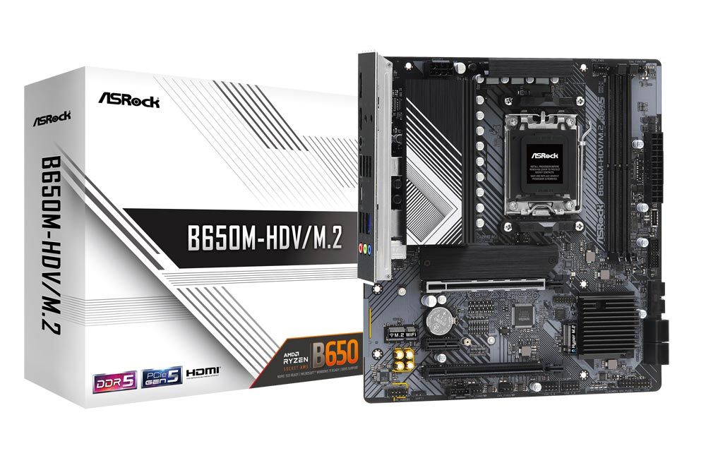ASRock B650M-HDV/M.2, AM5, AMD B650, µATX