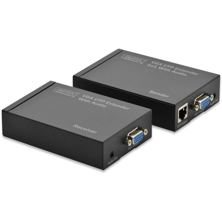 Digitus DC-53400, VGA-Extender Neuware, Verpackung geöffnet