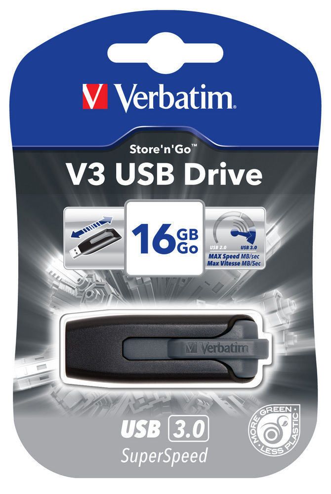 Verbatim USB-Stick Store 'N' Go V3, 16 GB, USB 3.0