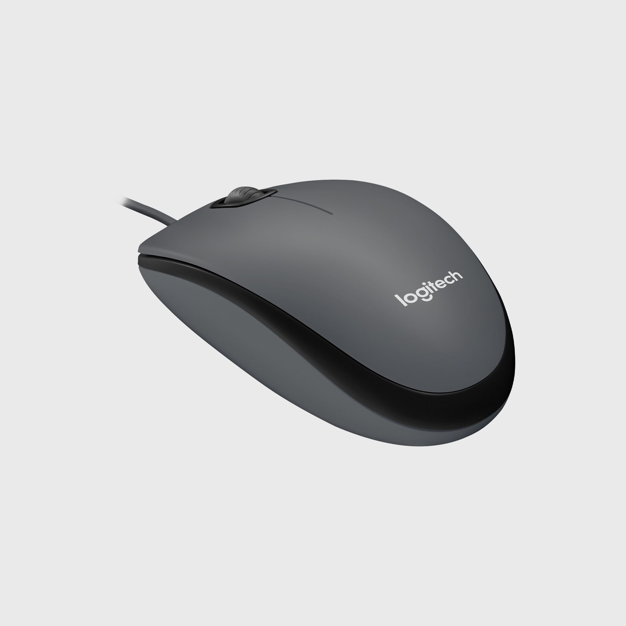 Logitech M100 Refresh 2022 Optical Mouse grau, USB 1000 dpi