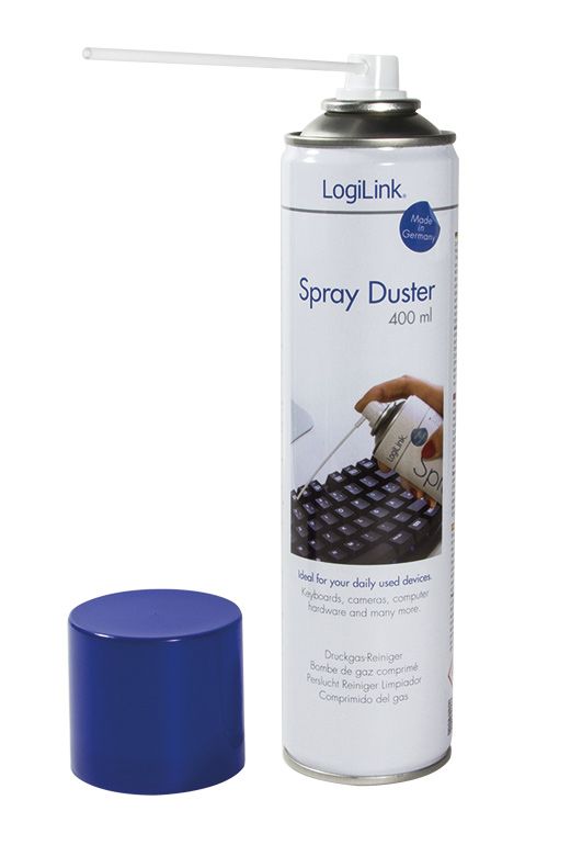 LogiLink  Druckluftspray 400 ml zur Reinigung von EDV- und Bürogeräten