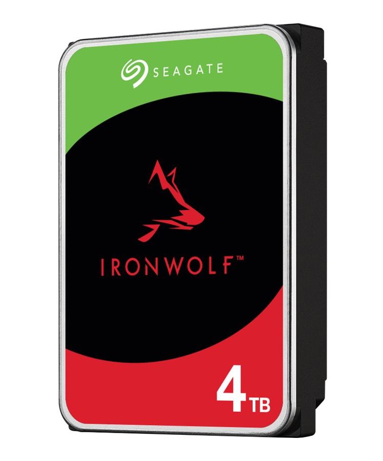 Seagate IronWolf ST4000VN006, 4 TB, NAS +Rescue 5400 U/min, 256 MB Cache, S-ATA3, CMR, 24/7