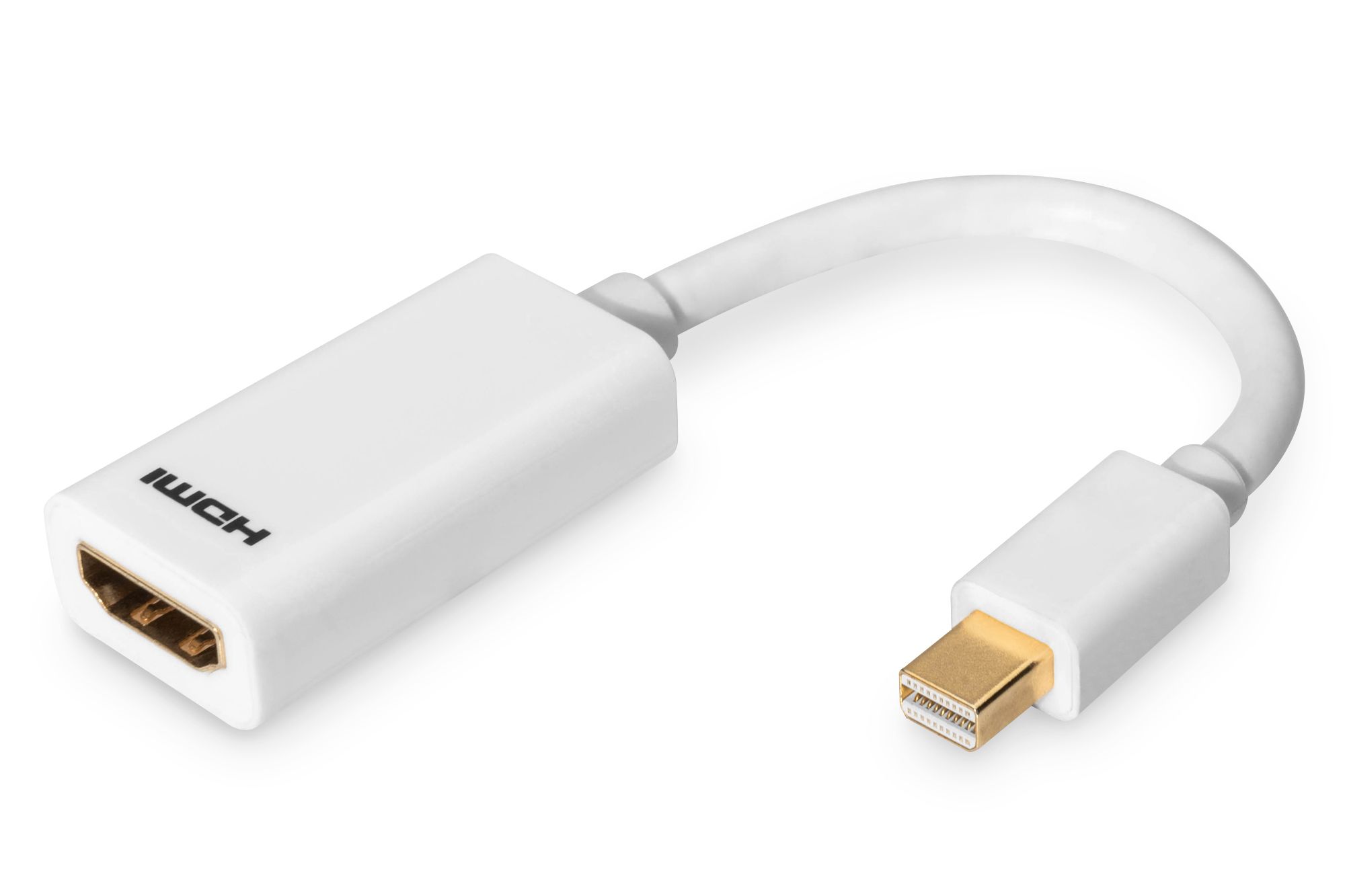 Delock Adapter mini Displayport > HDMI Buchse, weiß, 15 cm