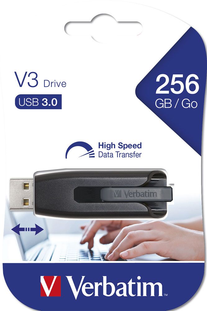 Verbatim USB-Stick Store 'N' Go V3, 256 GB, USB 3.0