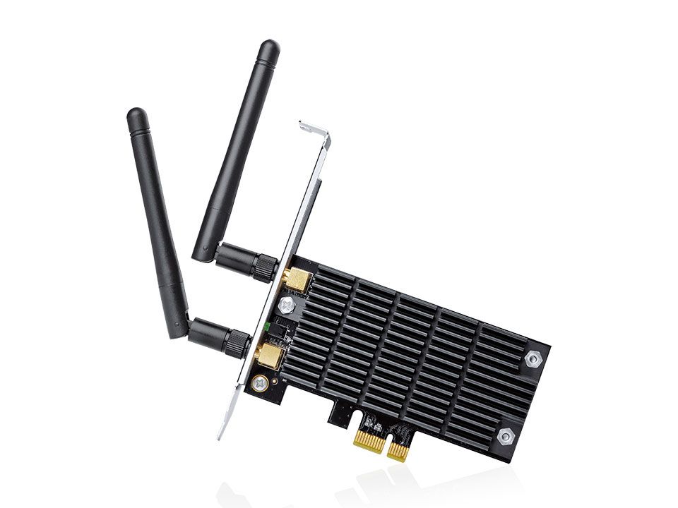 TP-Link AC1300 DualBand Desktop, 2.4GHz/5GHz WLAN, PCIe x1 Archer T6E