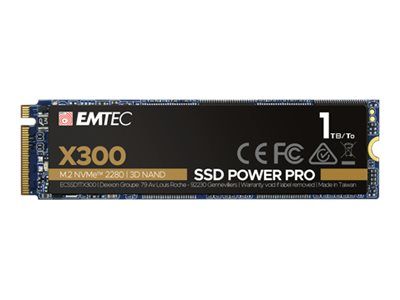Emtec X300 SSD Power Pro 1TB bulk M.2/M-Key (PCIe 3.0 x4), M.2 2280