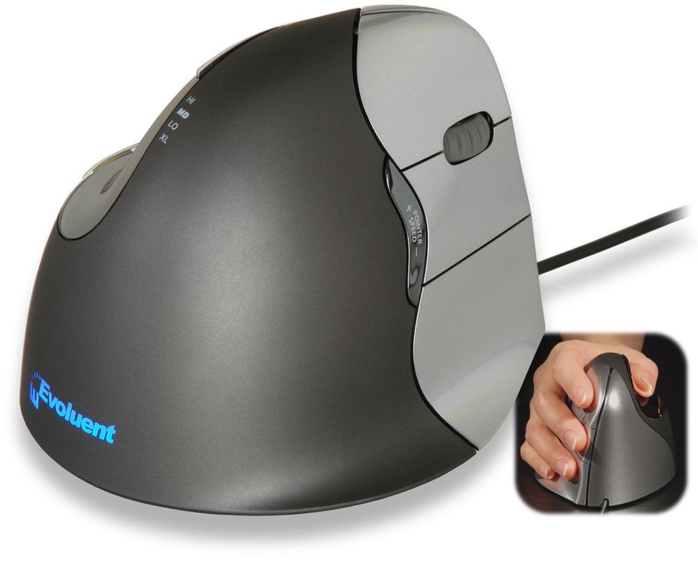 BakkerElkhuizen Evoluent VerticalMouse 4, USB (VM4R)