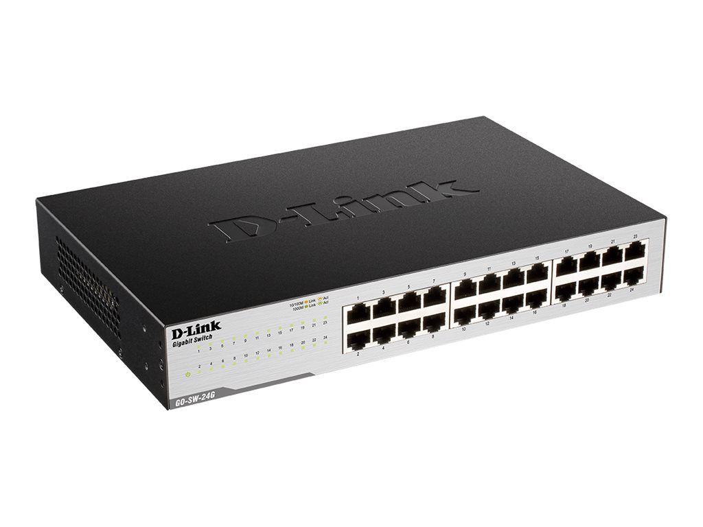 D-Link Gigabit-Switch GO-SW-24G, 24 Port D-Link Green Ethernet