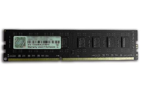 8 GB DDR3-RAM G.Skill, 1600 MHz, PC3-12800 CL11, 1,5 Volt