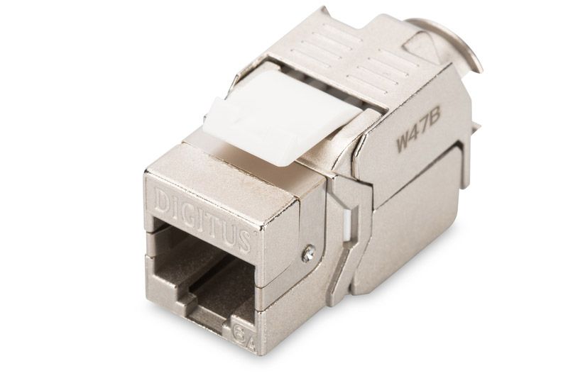 Digitus Professional CAT 6A Keystone Modul, DN-93615 geschirmt, werkzeugfreier Montageanschluss