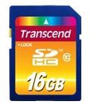 Transcend 16 GB Secure Digital Card SDHC Ultimate Class 10 TS16GSDHC10