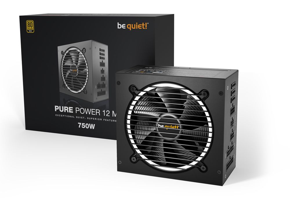 be quiet! Pure Power 12 M 750W ATX 3.0 vollmodular, 80Plus Gold