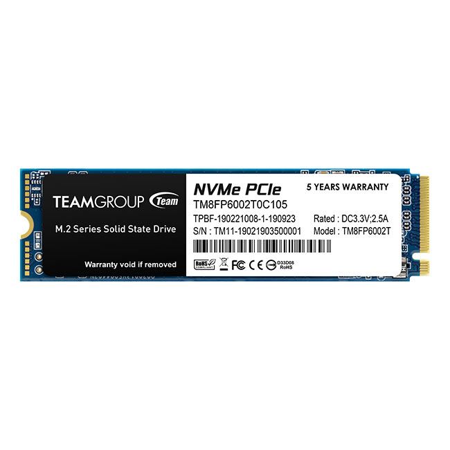 TeamGroup MP33 2TB, M.2 (TM8FP6002T0C101) M.2/M-Key (PCIe 3.0 x4), M.2 2280