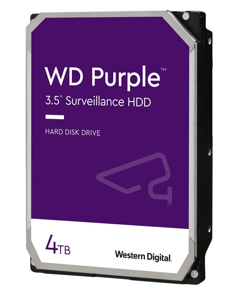 Western Digital WD Purple 4TB, SATA 6Gb/s (WD43PURZ) 256 MB, 5400 U/min, 24/7, geeignet für DVR