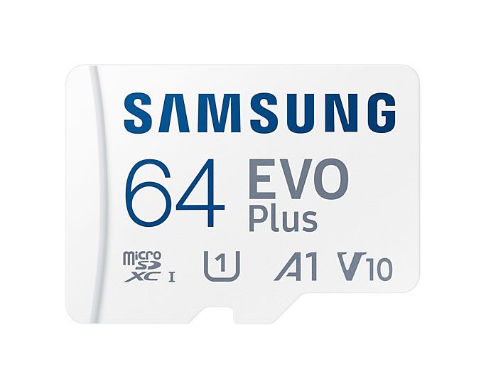 Samsung microSDXC EVO Plus 2021 64GB Kit, UHS-I U1, A1, Class 10, Lesen: 130MB/s