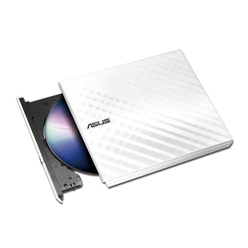 Asus SDRW-08D2S-U, Slim DVD-Brenner, USB 2.0, weiß, Lite ohne Ständer