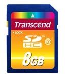 Transcend 8 GB Secure Digital Card SDHC Class 10 TS8GSDHC10