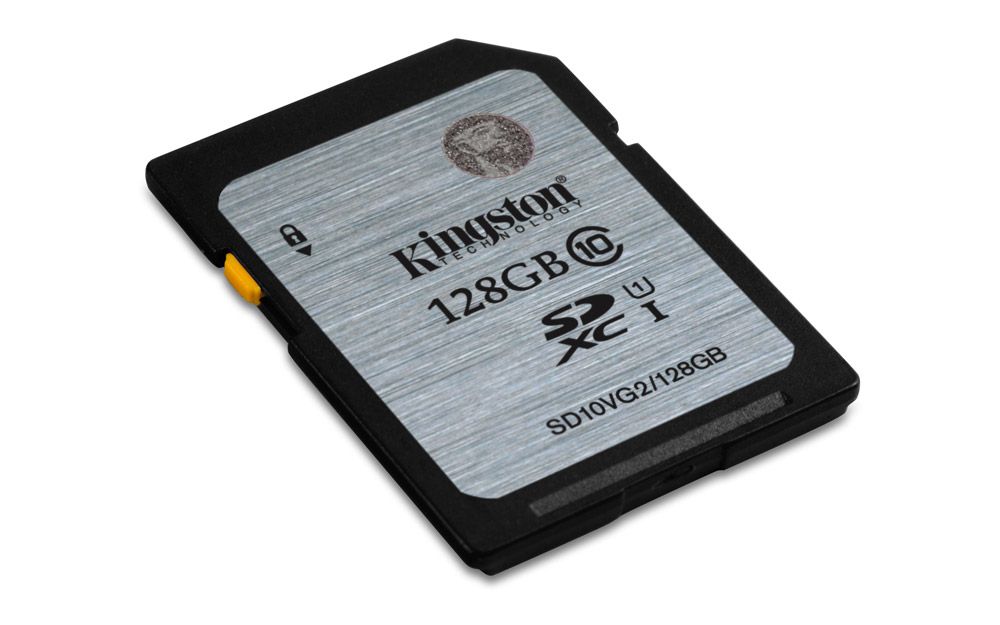 Kingston SDHC 128GB, UHS-I/Class 10 (SD10VG2/128GB) 45 MB/s (Lesen), 10 MB/s (Schreiben)