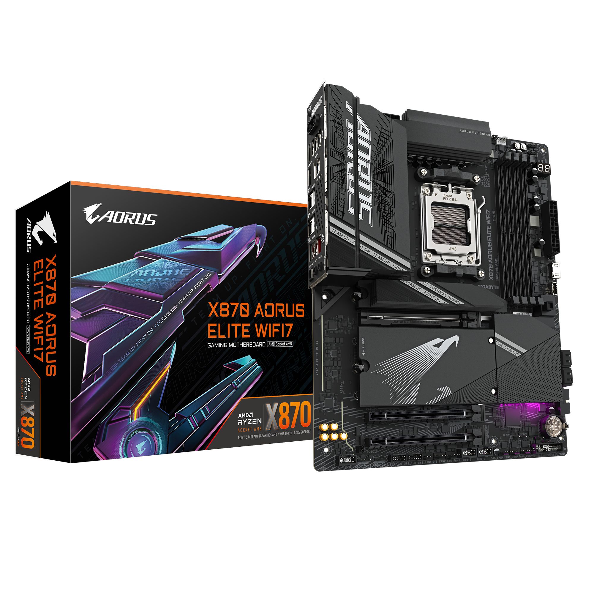 Gigabyte X870 AORUS Elite WIFI7, AM5, AMD X870, ATX