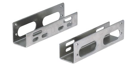 Festplatten Einbauwinkel 5,25" zu 3,5" für 13,3cm Einbauschacht, Metall
